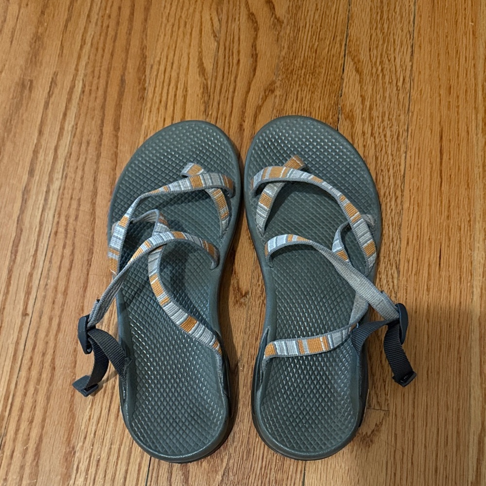 Chaco Women's Sandals - Gray and Orange